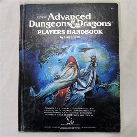 Adandd Advanced Dungeons And Dragons Players Handbook Tsr2010 Tsr