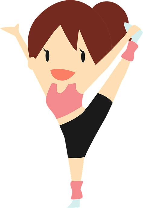 Woman Is Doing Aerobic Exercise Clipart Free Download Transparent Png