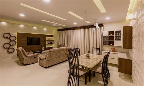 3bhk Flat Living Room Interior Design Bangalore Bannerghatta Road 