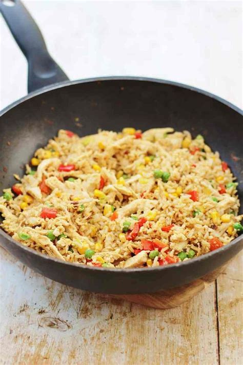 Leftover Chicken And Egg Fried Rice Recipe With Images Leftover