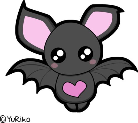 Cute Bat By ~o Yuriko O On Deviantart Cute Easy Drawings Cute Kawaii