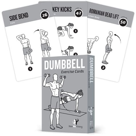 50 Dumbbell Exercises 7 Workouts All In One Place Convenient Cards