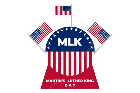 American Martin Luther King Day Label Or Badge Design In Vector Martin