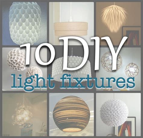 But it sounds easy enough to do, and it's the perfect way to cover strip lighting fixtures. Simply Living : 10 diy light fixtures