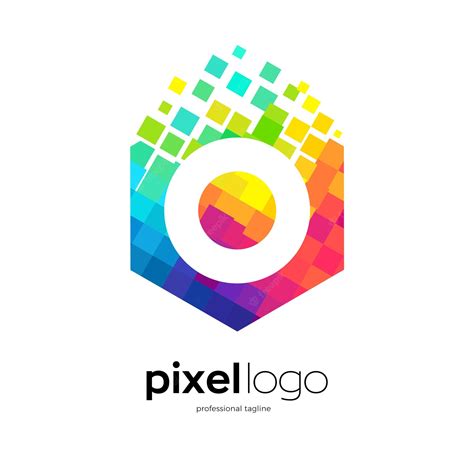 Premium Vector Abstract Pixel Logo Design