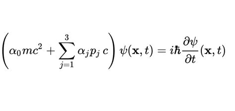 Ecuación De Dirac Ecuación Del Amor Explicación Deducción