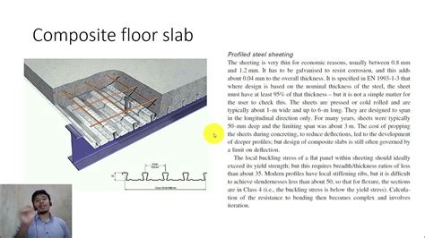 4b Composite Slabs Profiled Steel Sheeting Youtube