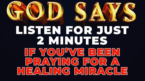 Watch This Now If You Need Gods Healing Urgently Powerful Miracle