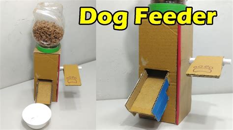 Slime sam is a practical person. How To Make Dog Feeder at Home | Dog Food Dispenser from ...