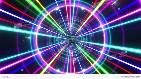 Tunnel Neon Tube Bs 5 4k Stock Animation 3592762