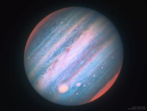 Astronomy Daily Picture For February 21 Jupiter In Infrared From Hubble Daily Picture Best