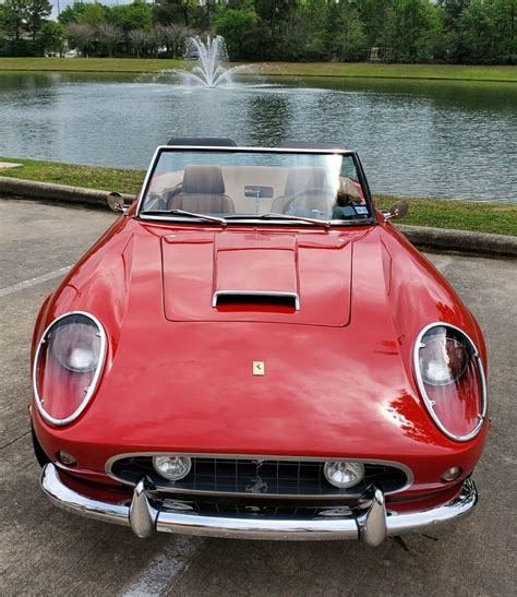 It left the factory production. 1961 Ferrari 250GT California Spyder Coachbuilt Recreation ...