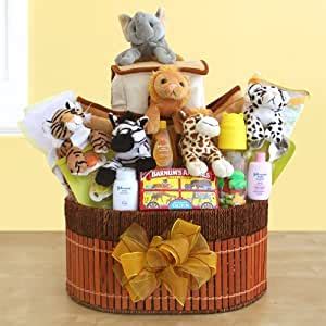 Baby boy gifts amazon uk. Amazon.com : Deluxe Plush Cuddly Friends and Newborn ...