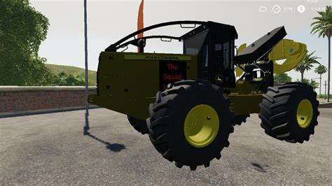 John Deere Skidder Squad Edition V10 Fs19 Farming Simulator 19 Mod