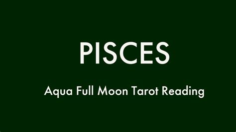 Pisces Full Moon Reading August 2023 General Tarot Reading Youtube