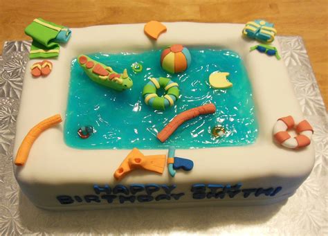 Sweet Cakes Dc Swimming Pool Birthday Cake Pool Cake Pool Birthday Cakes Pool Party Cakes