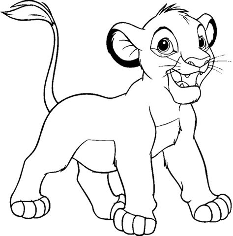 Baby lion coloring pages at getdrawings com free for. Printable The Lion King Coloring Pages