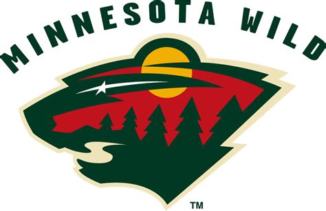 The logo depicts both a forest landscape and the silhouette of a wild animal. Minnesota Wild Picture | Clipart Panda - Free Clipart Images