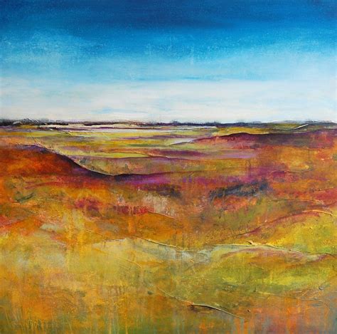 Abstract Landscape Painting Original Modern Canvas By Tamarrisart