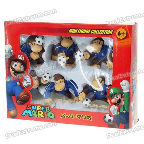 Super Mario Football Donkey Kong Figure Toys 6 Wholesale Super Mario