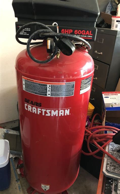 Craftsman 6hp 60 Gallon Air Compressor For Sale In Vacaville Ca Offerup