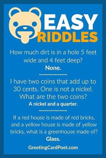 135 Easy Riddles For Kids To Sharpen Minds And Have Fun