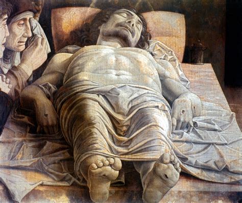 Mantegna The Dead Christ Ntempera On Canvas By Andrea Mantegna