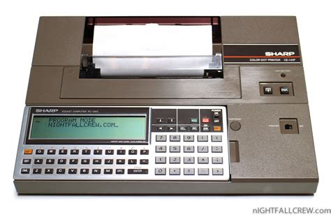 Sharp Pocket Computer Pc 1360 Boxed Color Dot Printer Ce 140p