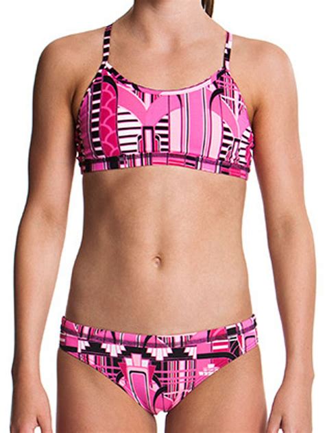 funkita empire rose girls sports bikini