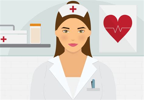 Beautiful Nurse Vector Download Free Vector Art Stock Graphics And Images