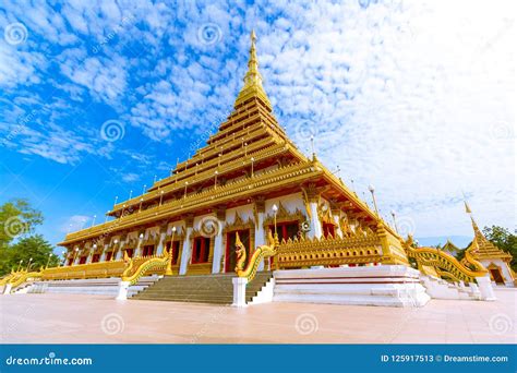 The Famous Pagoda In The Temple At Thailand Stock Image Image Of