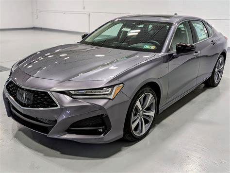 New 2023 Acura Tlx Sh Awd With Advance Package In Modern Steel Metallic