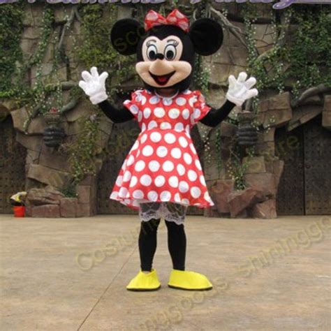 Minnie Mouse Adult Mascot Costume Hire