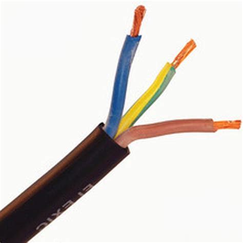 Blackyellow Color 3 Core Rvv Electric Cable In Power Cables Jytopcable