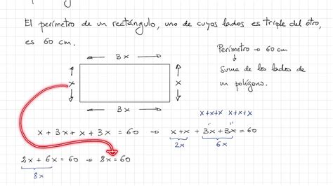 Expresar Algebraica El Perímetro De Un Rectángulo Uno De Cuyos Lados