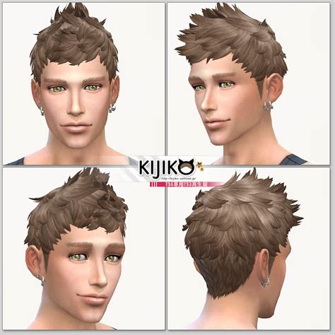 Male Hair Short Hairstyle Fashion The Sims 4 P3 Sims4 Clove Share