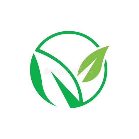 Eco Green Logo Eco Friendly Vector Illustration An Environmentally Icon Stock Vector