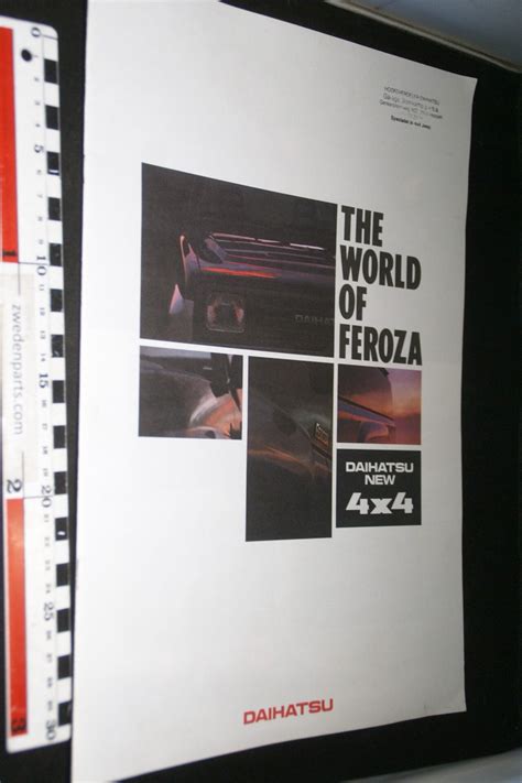 Orig Brochure Daihatsu Feroza Zwedenparts Com