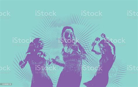 Hispanic Women Latin Dancing Stock Illustration Download Image Now
