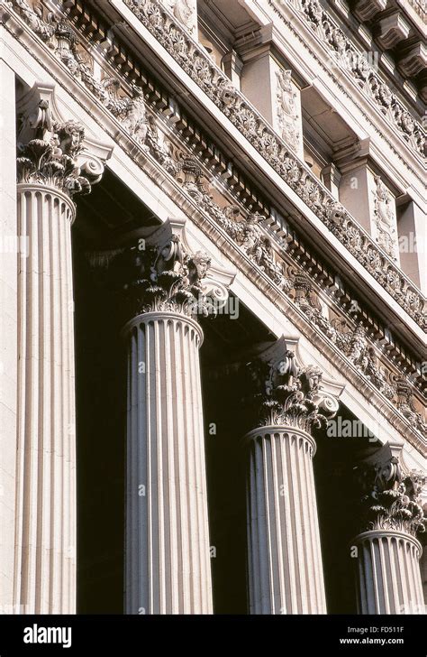 Corinthian Columns In Rome Italy Stock Photo Alamy