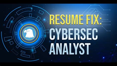 To put your cyber security resume or cv in a better position to be read and chosen for an interview, you need to craft a compelling objective statement. Cyber Security Analyst Resume Fix - YouTube