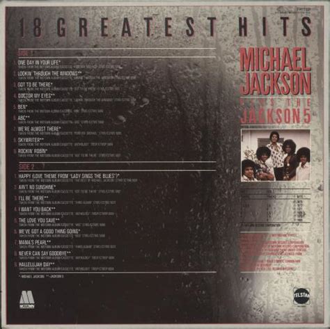 Michael Jackson Greatest Hits Stickered Uk Vinyl Lp Album Lp Record