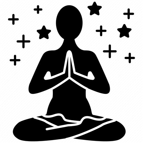 Consideration Meditation Mental Concentration Relaxing Yoga Icon