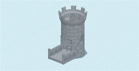 3D druckbare Würfelturm STL Etsy