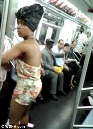 Stinky Woman Urinates Then Showers On Busy New York Subway As Amazed Passengers Look On