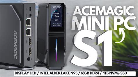 Unboxing Acemagic S Mini Pc Display Lcd Intel Alder Lake