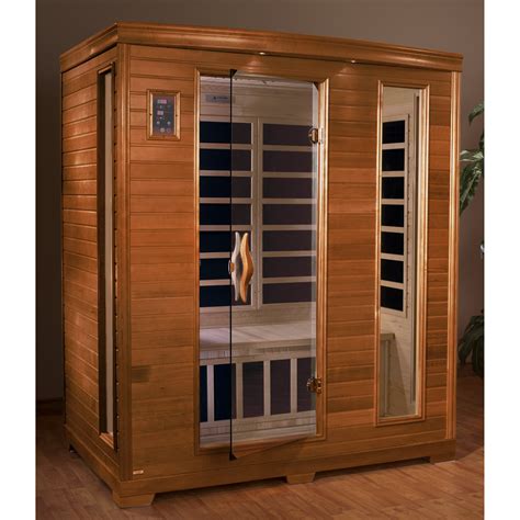 Dynamic Infrared Grand 3 Person Carbon Far Infrared Sauna And Reviews