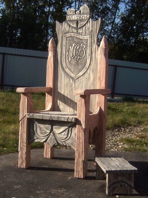 Throne Is A Guest Place Chair Design Wooden Medieval Furniture