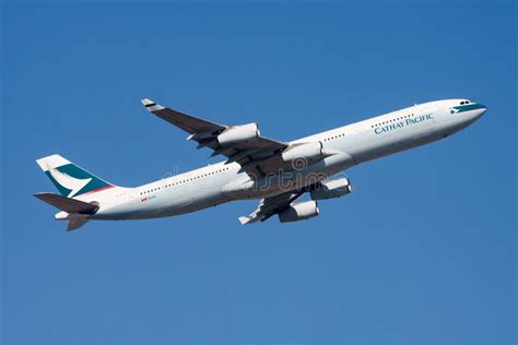 Cathay Pacific Airways Airbus A340 300 B Hxa Passenger Plane Departure
