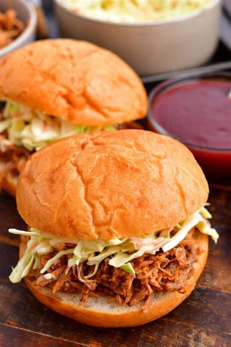 This Pulled Pork Sandwich Is A Classic Sweet Tangy Sandwich Made With